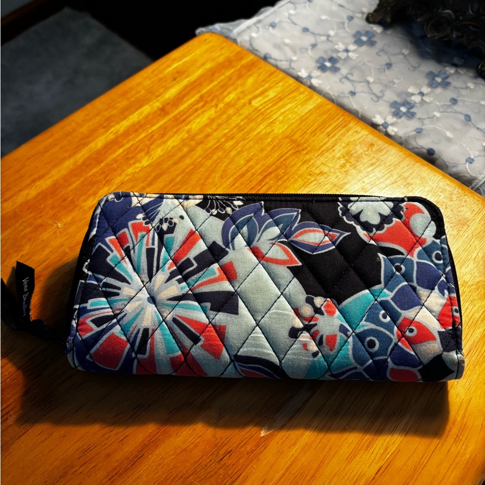 Vera Bradley Quilted Floral Wallet